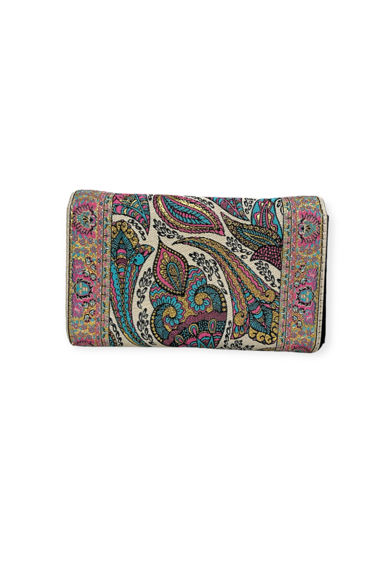 Small Paisley Trifold Wallet (Handmade)