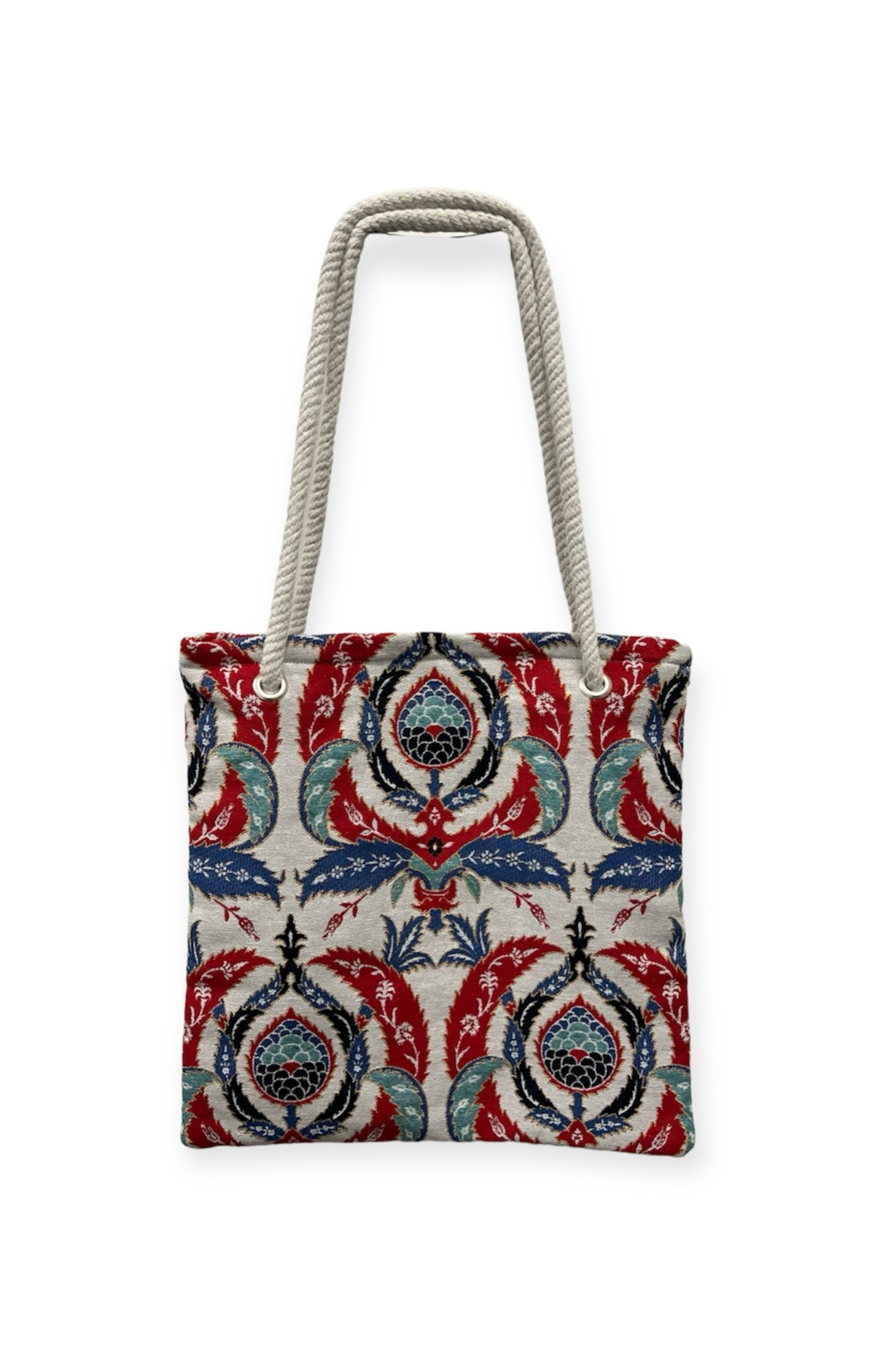 Floral Ikat Shoulder Bag (Handmade)