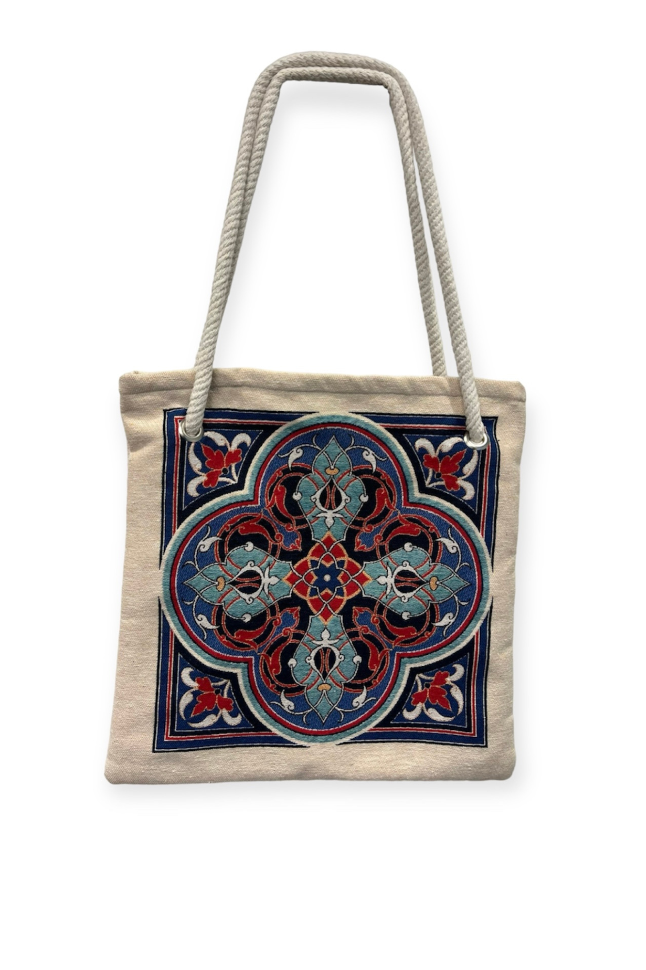 Medallion Ikat Shoulder Bag (Handmade)