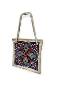 Medallion Ikat Shoulder Bag (Handmade)