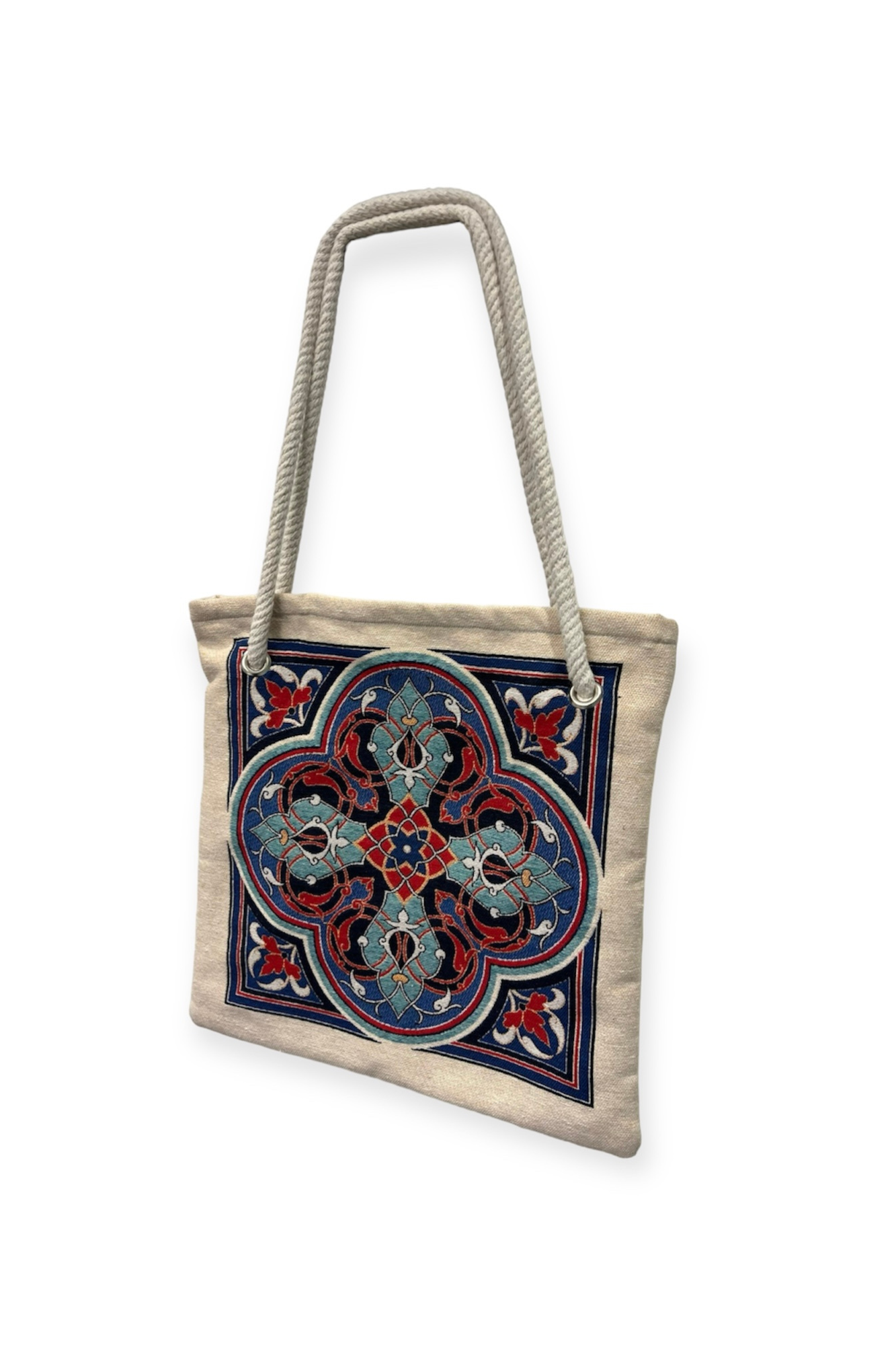Medallion Ikat Shoulder Bag (Handmade)