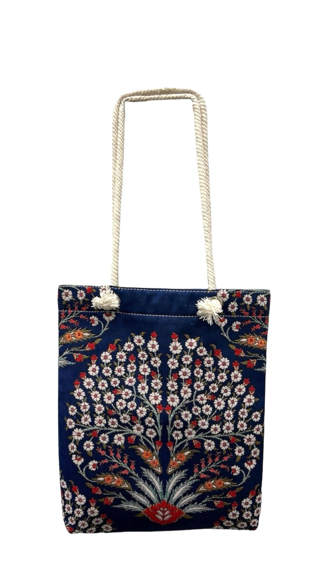 Blooming Floral Ikat Shoulder Bag (Handmade)