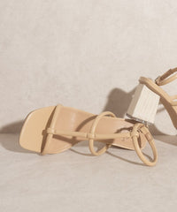 Sofia Wooden Heel Sandal