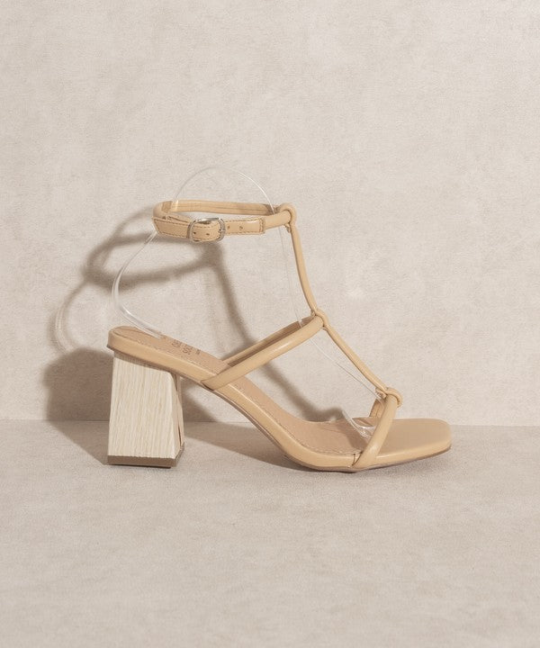 Sofia Wooden Heel Sandal