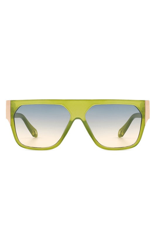 RETRO SQUARE TINTED SUNGLASSES