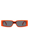 RETRO RECTANGLE NARROW SLIM SUNGLASSES