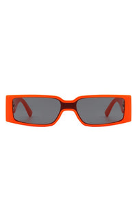 RETRO RECTANGLE NARROW SLIM SUNGLASSES