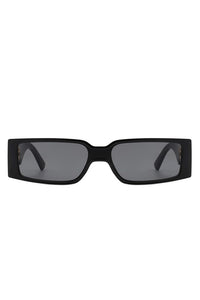 RETRO RECTANGLE NARROW SLIM SUNGLASSES