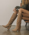 Out West Knee High Fringe Boots