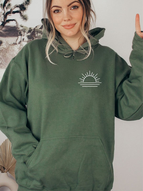 Good Vibes Only Sunset Hoodie Sweatshirt