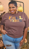 Soft Chenille Fall Vibes Graphic T-Shirt (Plus Available)