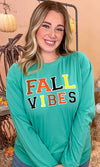 Soft Chenille Fall Vibes Graphic T-Shirt (Plus Available)