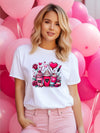 Love Valentine Drinks Graphic Tee