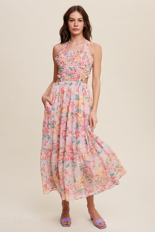 Ameri（アメリ）の「CROSS STRAP CUT DRESS（ワンピース）」 - WEAR