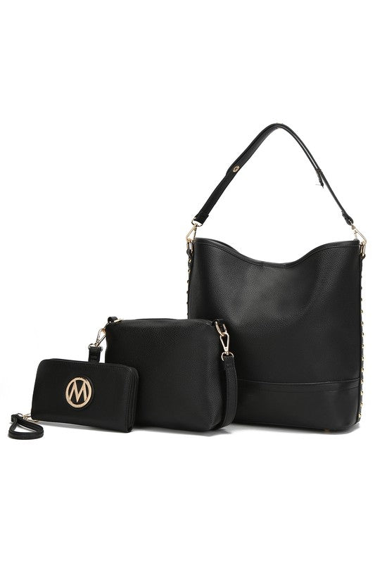 MKF Wren Hobo with Pouch and Wristlet by Mia K