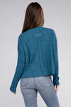 Ribbed Dolman Long Sleeve Sweater