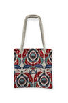 Ikat Woven Fabric Tote Bag (Handmade)